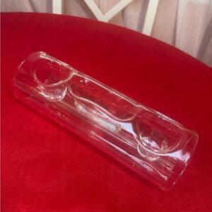 Elegant Clear Glass Bath Accessory